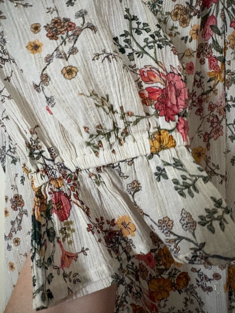 Auguste the Label Carlota Floral Print Cotton Mini Dress Sz 4 NWOT - Picture 8 of 10